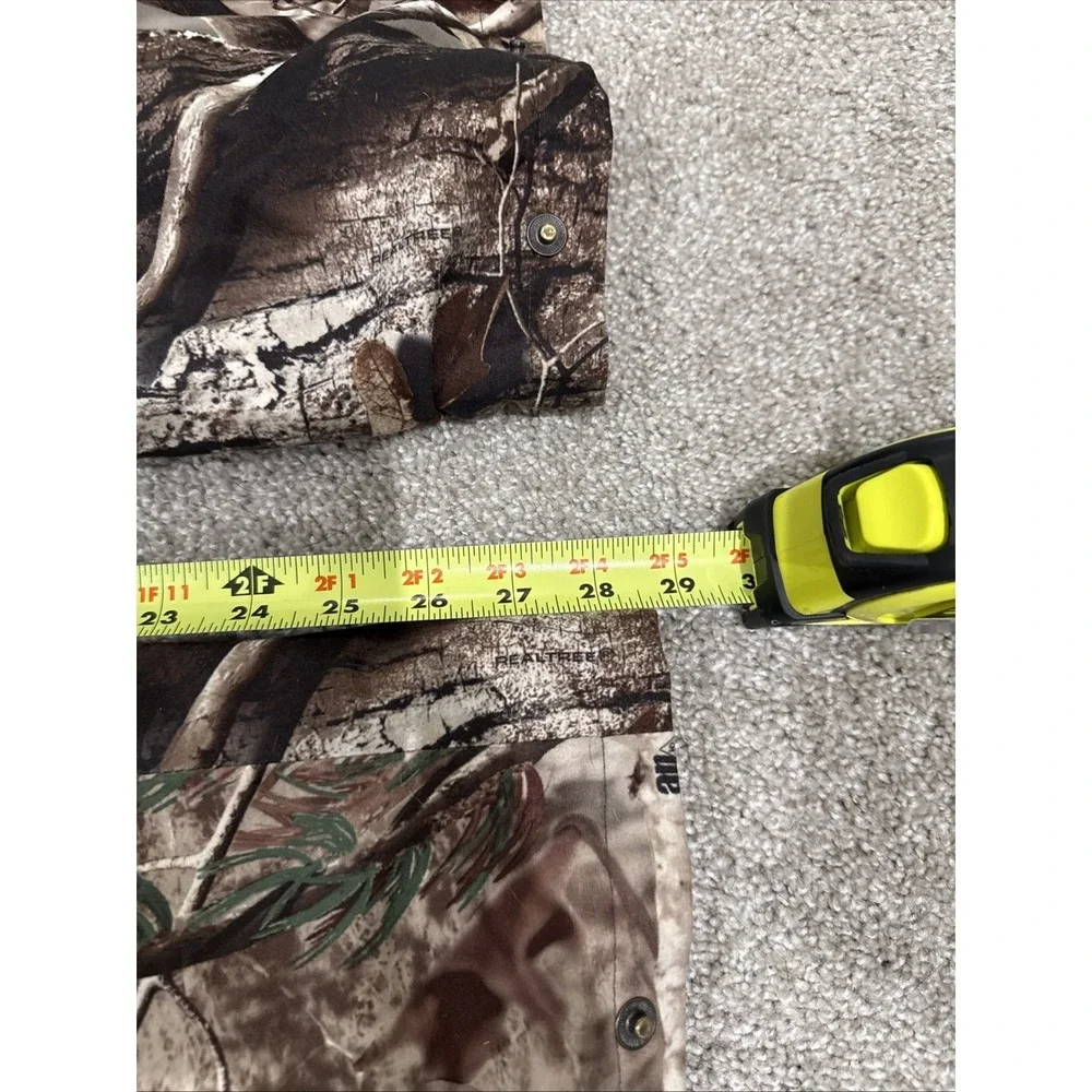 CABELAS REALTREE CAMO DRY PLUS WEATHER PROOF SCENT BLOCKER PANTS XL REG STRETCH